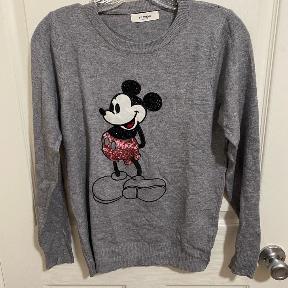 Mickey Mouse Lightweight Sweater with sequence